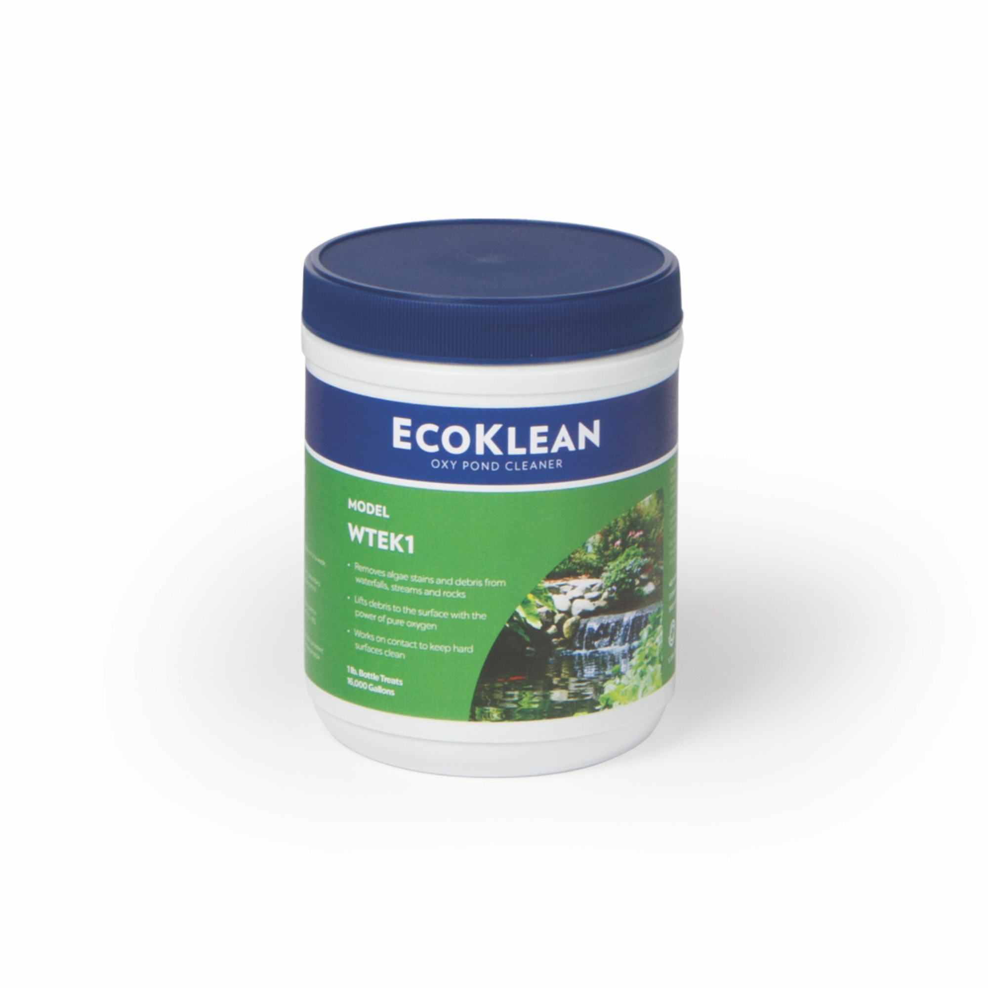 Atlantic, EcoKlean 1LB Oxy Pond Cleaner, Container Size 16 oz, Product Form Granules, Model# WTEK1